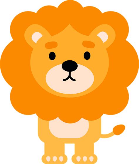 Download Lion, Cartoon Lion, Cartoon Animal. Royalty-Free Vector Graphic - Pixabay