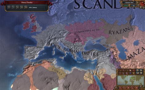 The classic Roman Empire - Holy Roman Empire run : r/eu4