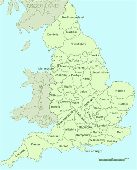 Map Of northern England Counties | secretmuseum