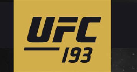 UFC 193: By The Numbers | UFC ® - News