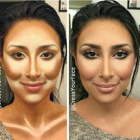 contouring before and after - Google Search | Contour makeup, Beauty hacks, Hair makeup