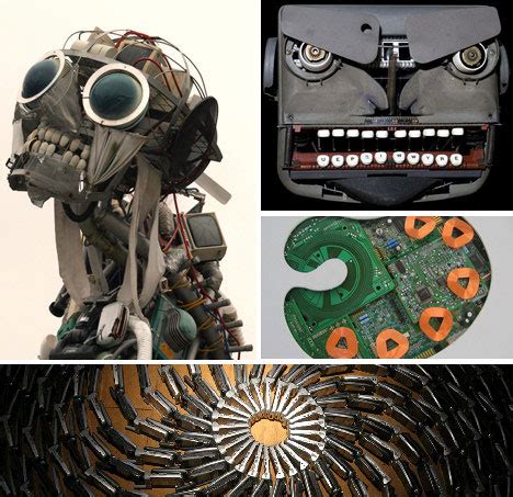 20 Amazing Examples of Art Made from Obsolete Technology - WebUrbanist