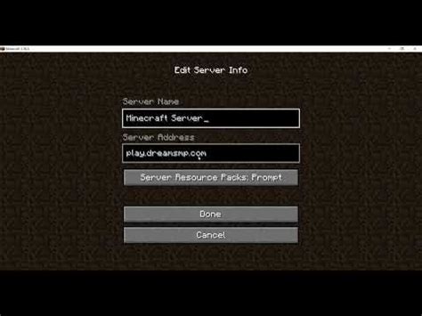 Dream SMP server ip (it isn't the real smp but it shows you who is ...