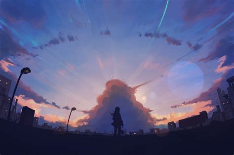 Anime Cloud Wallpaper 4k