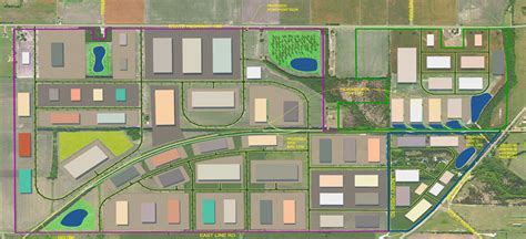 3-D Rendering + Concept Plan - Rail-Served Industrial Park - Antero Group