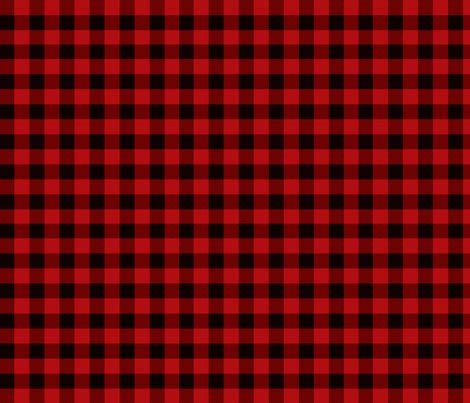 red buffalo plaid fabric - angiehiller - Spoonflower