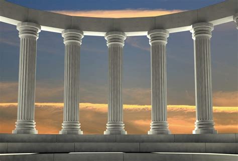 Buy OFILA Ancient Greek Pillars Backdrop 12x8ft Toga Birthday Party ...