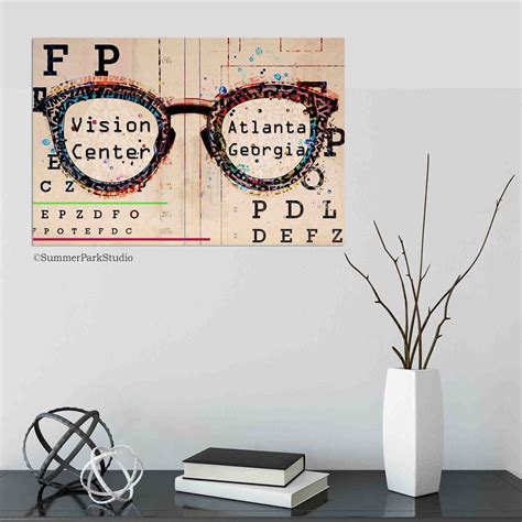 Eye Chart Wall Art Vintage Eye Chart Optometry Optician - Etsy