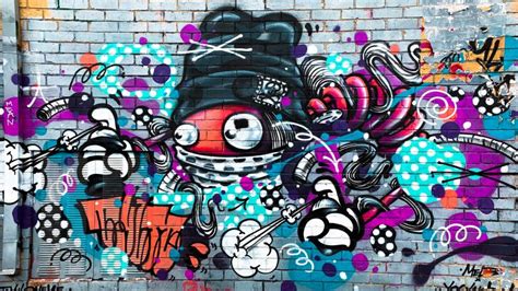 Colorful graffiti wall - Virtual Backgrounds