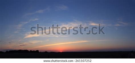 Panorama Sky Sunset Stock Photo 261107252 | Shutterstock