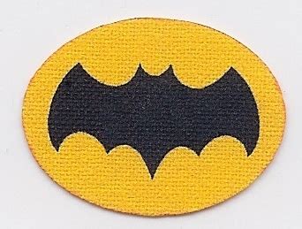 1:6 scale “Batman” 1960’s TV Show Batman Chest Emblem Patch | ONE SIXTH SCALE KING!