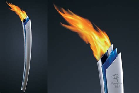 Sydney 2000 olympic torch designed by Robert Jurgens at Blue Sky ...