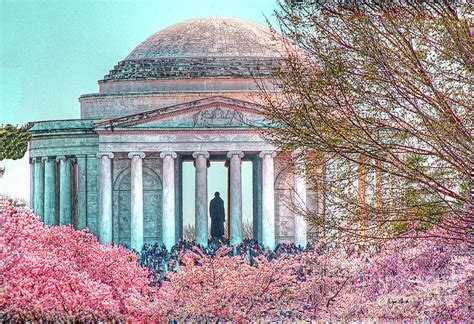 Washington DC - Jefferson Memorial - Cherry Blossom Festival Photograph ...