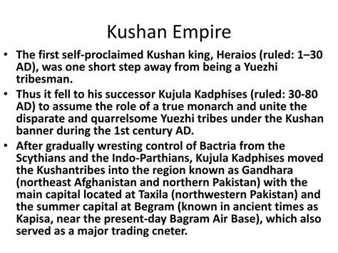 PPT - Kushan Empire PowerPoint Presentation, free download - ID:6518227