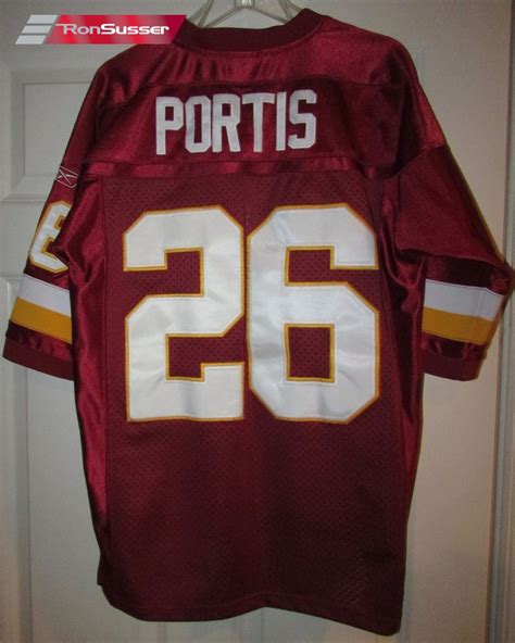 NFL Washington Redskins Clinton Portis #26 Jersey by Reebok Size 48 Sewn – RonSusser.com