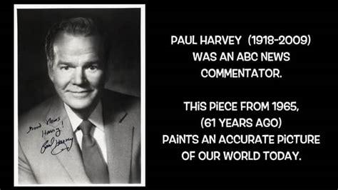 Paul Harvey - If I Were the Devil - 1965 on Vimeo