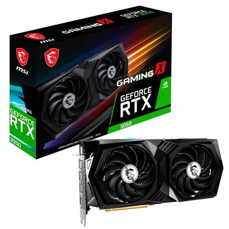 Placa de Vídeo MSI RTX 3050 Gaming X 8G | KaBuM!