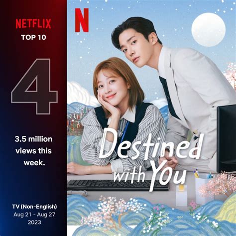 K-Drama "Destined With You" Placed 4th Most Popular TV Shows On Netflix ...