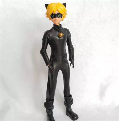 RARE BANDAI MIRACULOUS LadyBug black Cat Noir Adrien Agreste doll 2016 ...