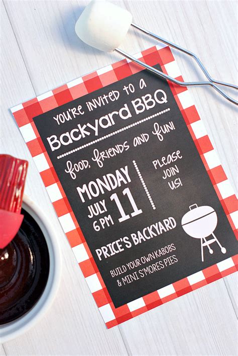 Summer BBQ Party Invitations & Printables – Fun-Squared