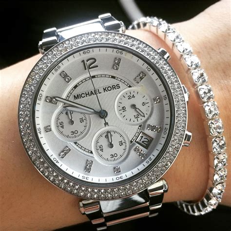 Watch Michael Kors | Michael kors watch silver, Fossil watches women ...