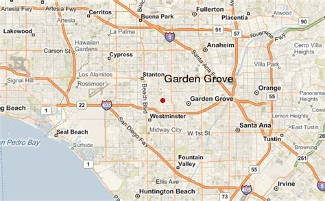 Garden Grove California Map