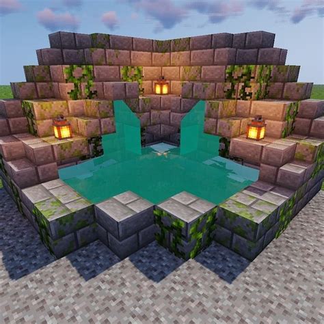 Minecraft Medieval Fountain