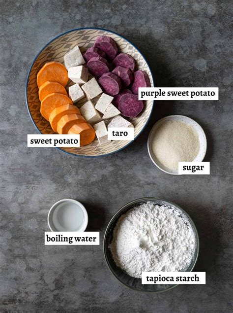Best Taro Balls and Sweet Potato balls (芋圓/地瓜圓) • Cooking in Chinglish