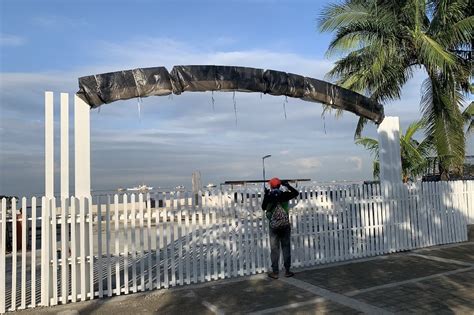 Manila Bay Dolomite Beach, already equipped with arches and gates – Filipino News