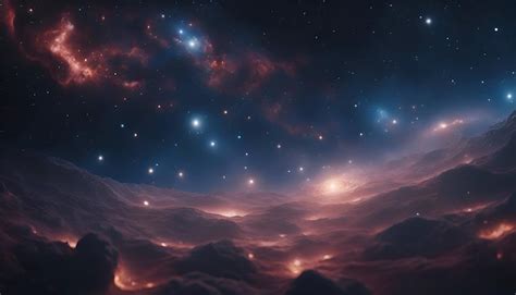 Premium Photo | Night sky with stars and nebula 3D rendering 3D ...