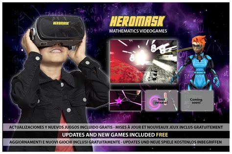 Gafas VR + Juegos. Aprender Matematicas niños [sumar y restar calculo mental...] Gafas 3D ...