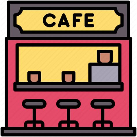 Coffee, shop, building, cafe, business, restaurant, coffeehouse icon - Download on Iconfinder