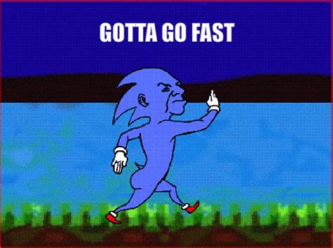 Gotta Go Fast Sonic GIF - Gotta Go Fast Sonic Walking - Discover & Share GIFs