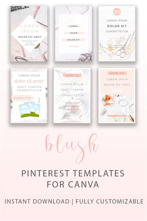 Pinterest templates Pinterest templates canva Pin templates | Etsy ...