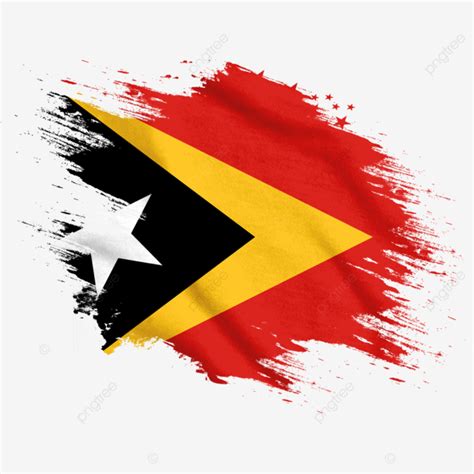 Timor Leste New Watercolor Flag Brush, Timor Leste, Flag, Timor Leste Flag PNG Transparent ...