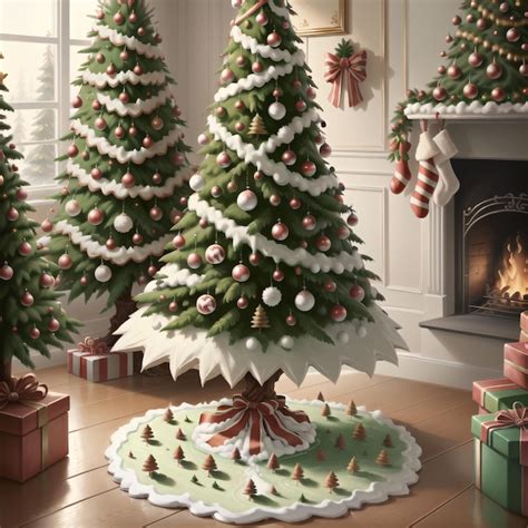 Premium AI Image | Christmas tree in living room