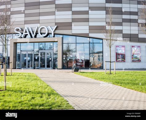 Savoy cinema, Corby town centre Stock Photo - Alamy