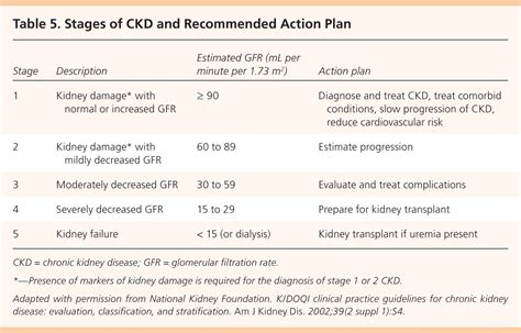 Chronic Kidney Disease: Detection and Evaluation | AAFP