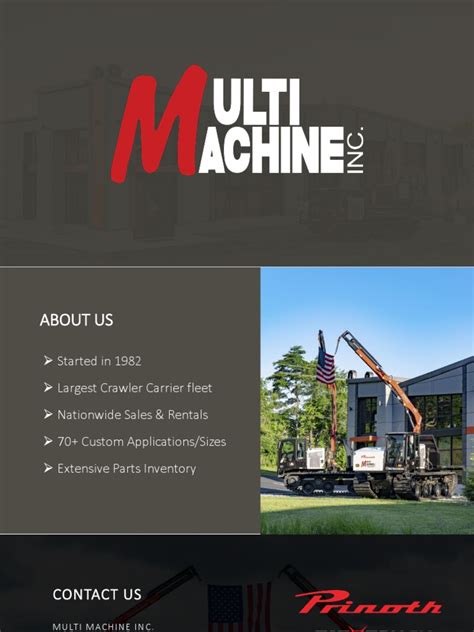 Multi Machine Catalog | PDF | Horsepower | Payload