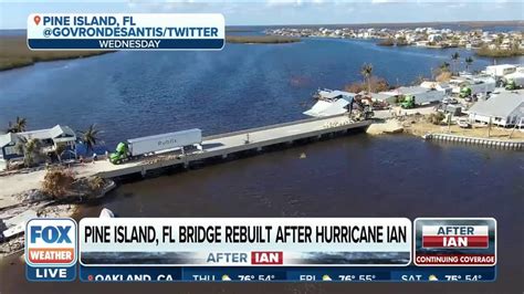 Road to recovery: Temporary bridge restores lifeline to Florida's Pine Island cut off by ...