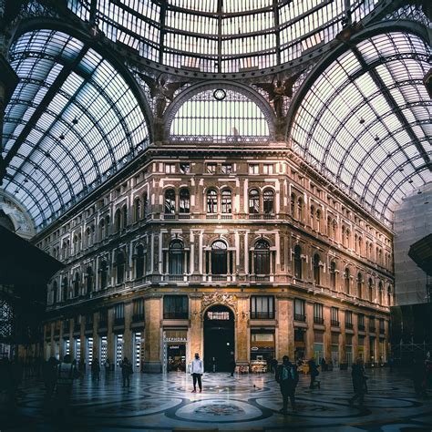 Galleria Umberto I is a public shopping gallery in Naples, southern ...