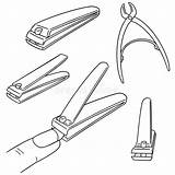 Nail Clipper Coloring Page sketch template