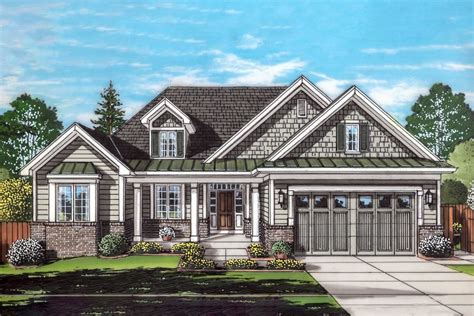 Plan 39285ST: One-Level Traditional House Plan with Covered Porch ...