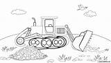 Caterpillar excavator coloring Page Download Or Print For Free sketch template