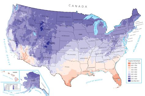 United States Map Temperatures - Retha Charmane