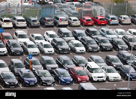 Car parking at Southampton docks Herbert Walker Ave Mayflower Cruise Terminal Stock Photo - Alamy