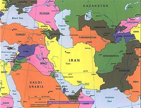 1309-Arabia - East - Egypt - Iran - Iraq - Israel - Jordan - Kuwait ...