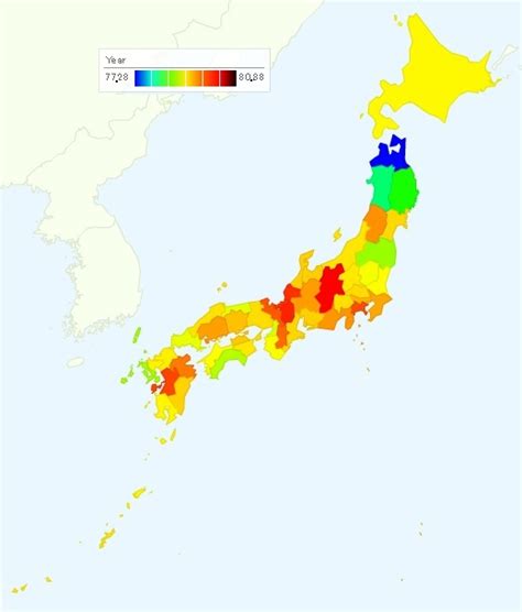 Life Expectancy by Prefecture in Japan - How much is it in Tokyo?