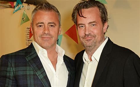 Friends reunion: Matthew Perry, Matt LeBlanc reunite at The End of Longing in London | EW.com