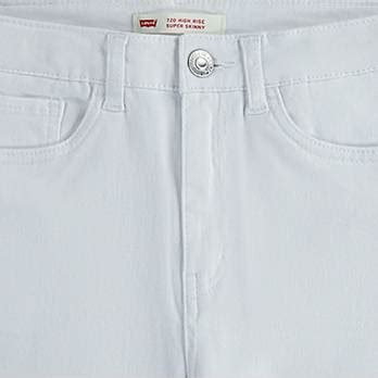 720 High Rise Super Skinny Big Girls Jeans 7-16 - White | Levi's® US
